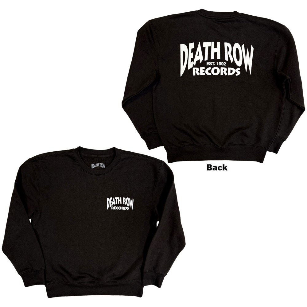 Death Row Records - Logo Sweatshirt - Schwarz